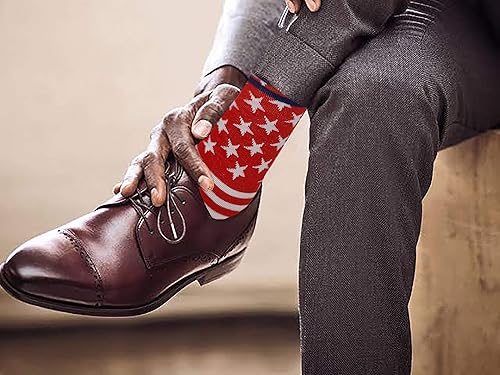 Miniatura 2 de Different Touch Calcetines de vestir de diseño de moda coloridos para hombres 10-13