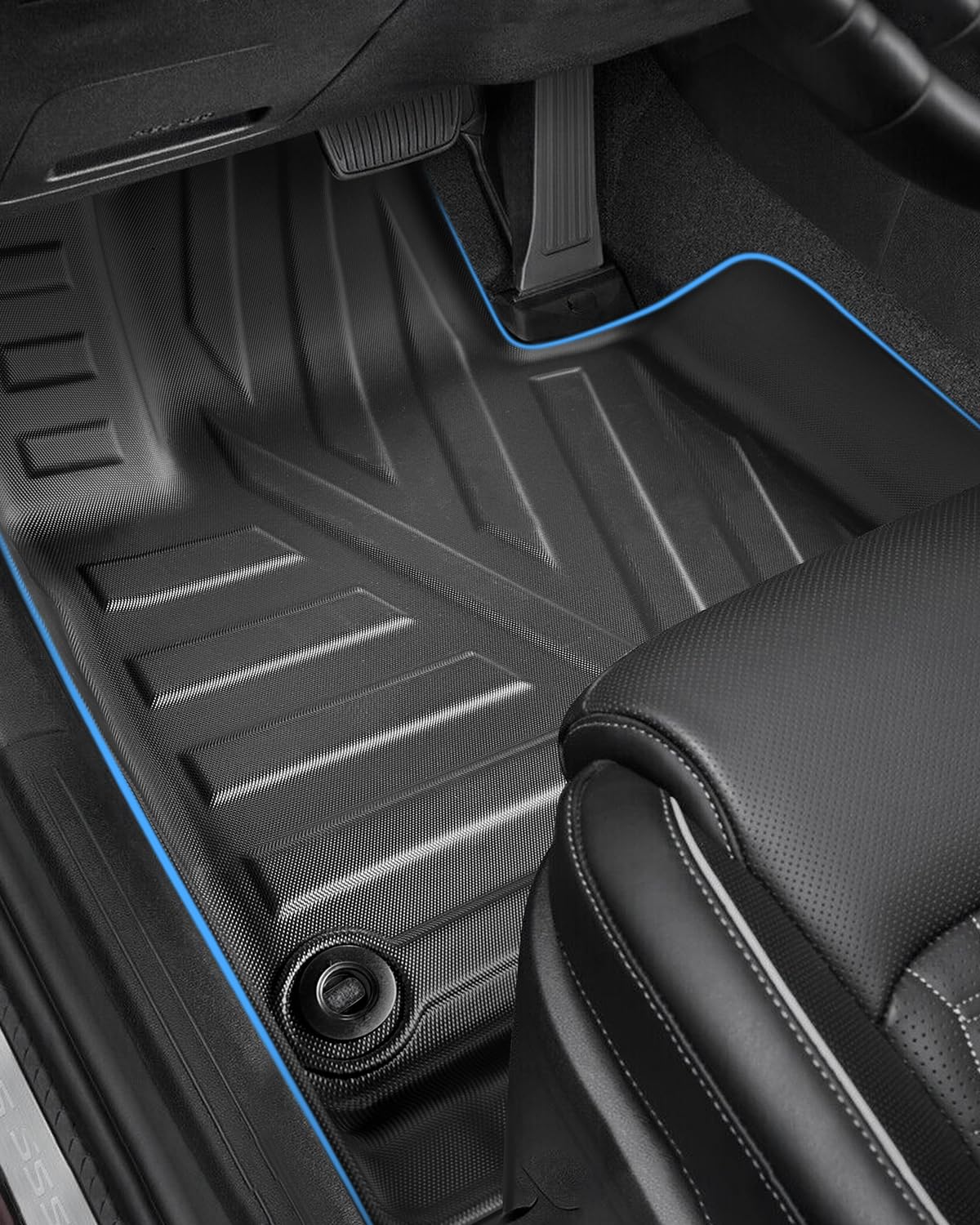 (3 Pezzi) TPE Tappetini per Kia Sportage NQ5 Hybrid 2022-2026 | Tappetino Originale, Tappeti con Bordo Alto, Antiscivolo e Impermeabili Accessori, Volante Sinistra HEV, NON per PHEV e ICEV