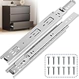 8 Inch Drawer Slides 1 Pairs (2pcs) Heavy Duty Full Extension Ball Bearing, Side Mount Drawer Rails, 8