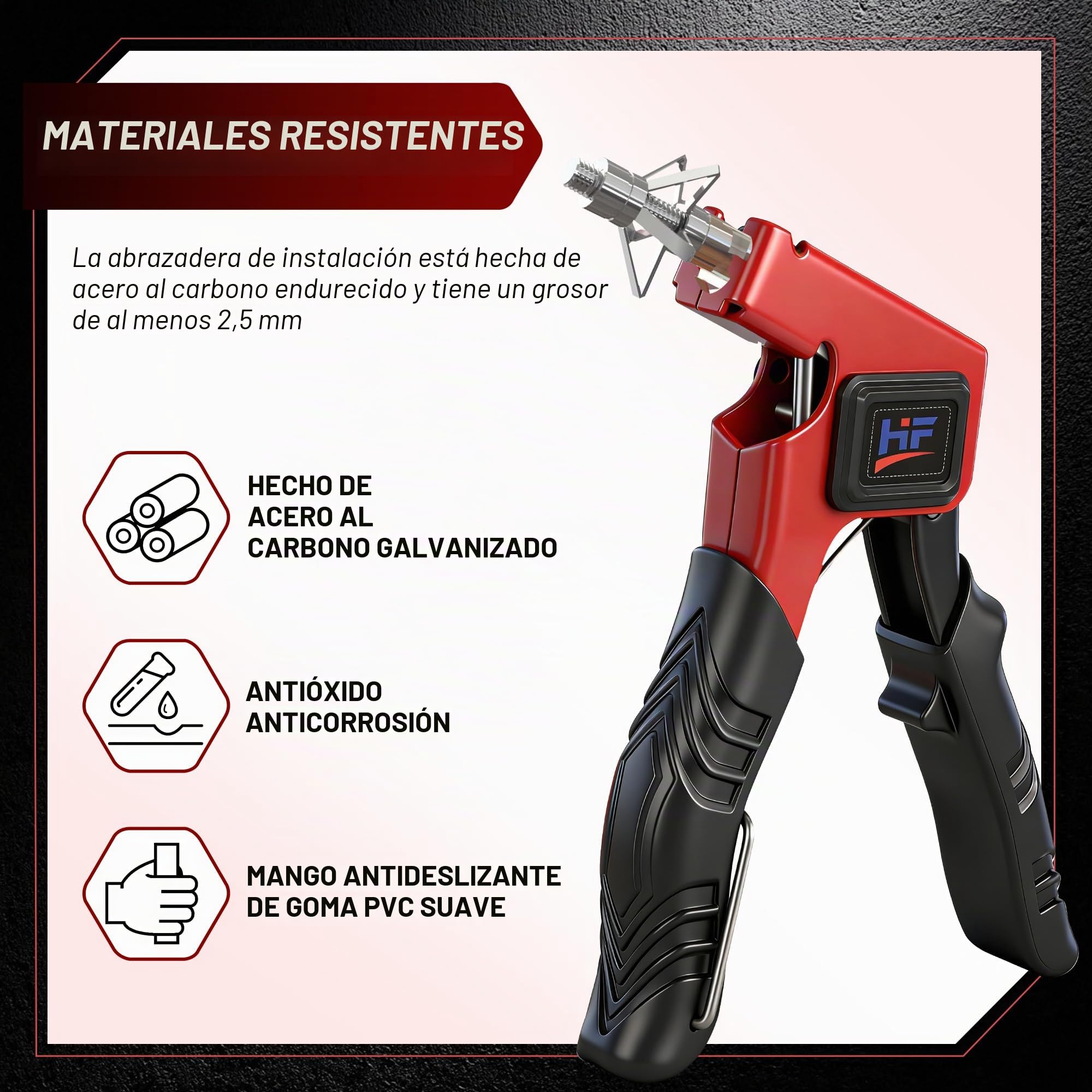 Kit Completo de Tobillo Molly con Pinza Incluida, Pack de 36 Tacos de Expansión Metálicos Premium Resistentes, Set de montaje para fijación en cavi Fácil Instalación en Segundos