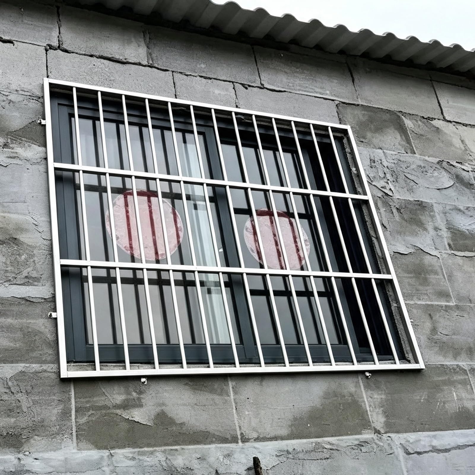 Inferriate per Finestre Grata di Sicurezza in Acciaio Inox per Finestre di Capanni