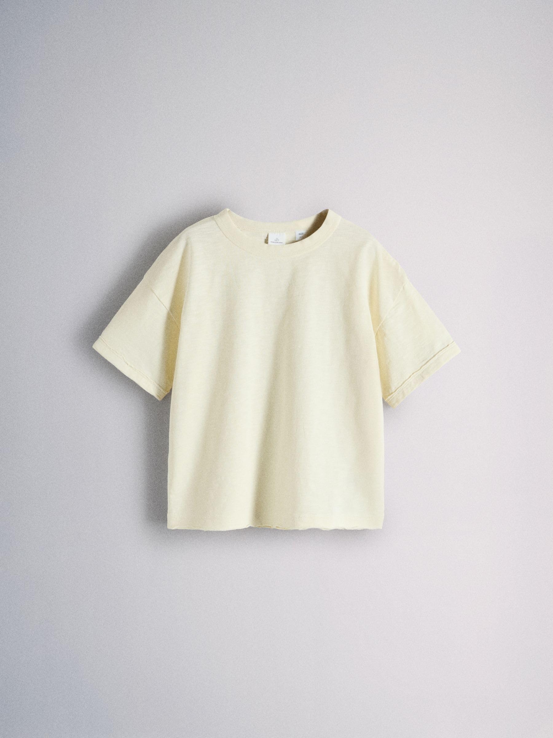 THE SET Jungen Oversized Fit T-Shirt aus Slub-Baumwolle, 5er-Pack