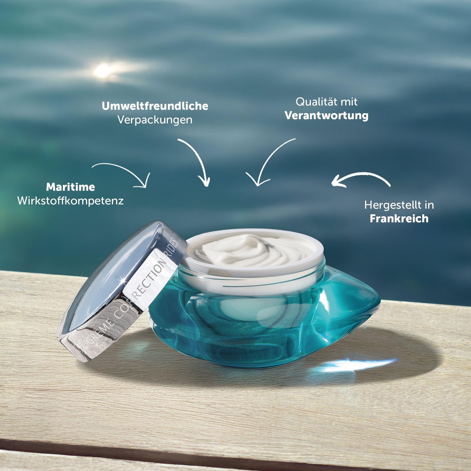 THALGO Hyalu-Procollagène Anti-Aging Gel-Creme 50 ml (Refill) – Faltenreduzierende Gesichtscreme mit Hyaluron & Kollagen – Mattierende Tagespflege für Spannkraft – Pflanzliche Retinol Alternative