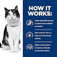 Vista 9 de Hill's Prescription Diet i/d Digestive Care - Alimento seco para gatos con sabor a pollo, dieta veterinaria, bolsa de 4 libras