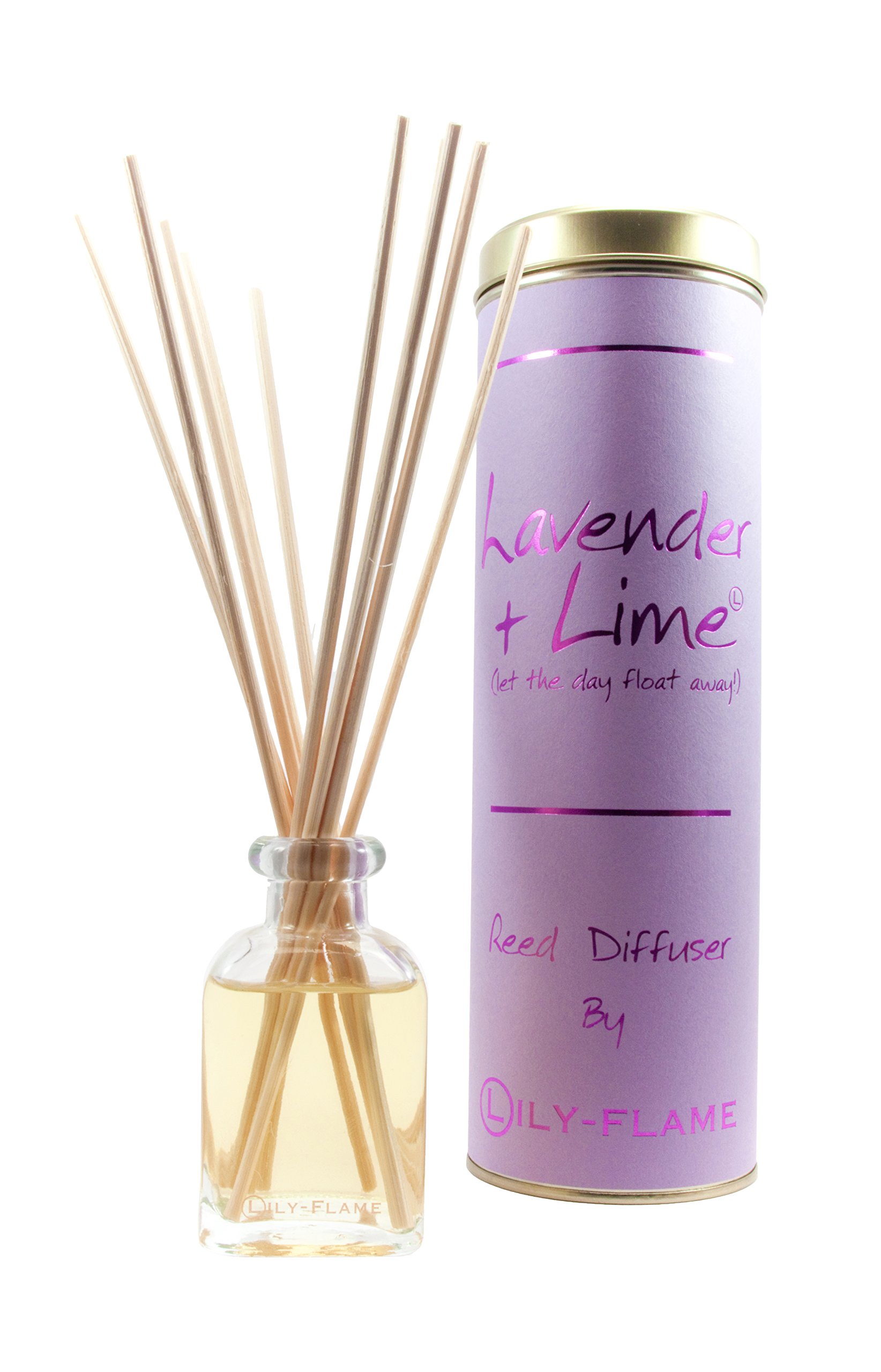 Lily-Flame Purple Lavender And Lime Diffuser,