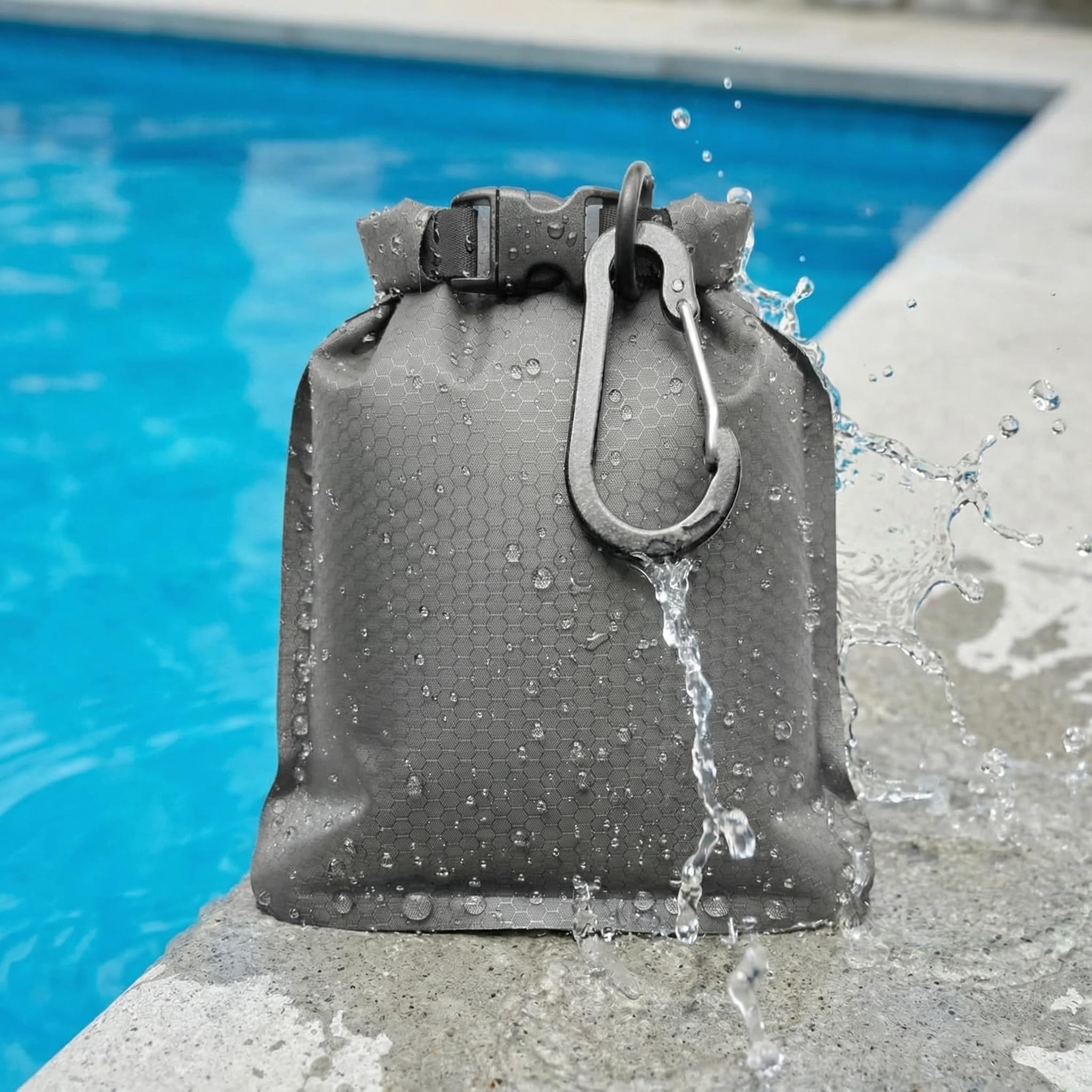 2 Pièces Sacs à Savon de Voyage, Sac à Savon Imperméable avec 2 Sacs à Mousse et 2 Mousquetons, 17 * 13 cm Pochette Savon Solide Etanche pour Camping, Voyage, Extérieur, Gym