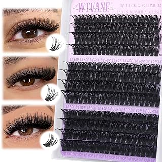 Fluffy Cluster Lashes 60D+80D+100D Individual Eyelash Cluste