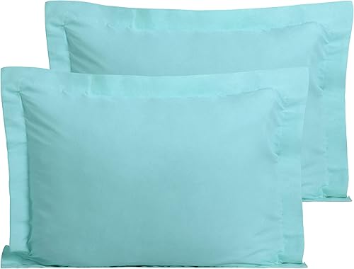 FLXXIE Juego de 2 fundas de almohada estándar de microfibra, resistentes a la decoloración, a las arrugas y al encogimiento, fundas de almohada