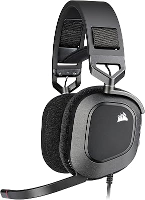 Corsair HS80 RGB USB Gaming Headset – Dolby 7.1 Surround Sound – Broadcast Quality Microphone – iCUE Compatible – PC – Black