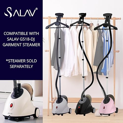 Miniatura 2 de SALAV Performance Series - Vaporizador vertical para ropa con ruedas enrollables para facilitar el movimiento (prensa para pantalones, cepillo de