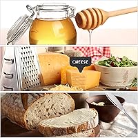 Vista 5 de Juego de 22 cuchillos esparcidores de mantequilla de queso, accesorios para tablero de charcutería, cuchillo de queso con mango de madera, cucharas