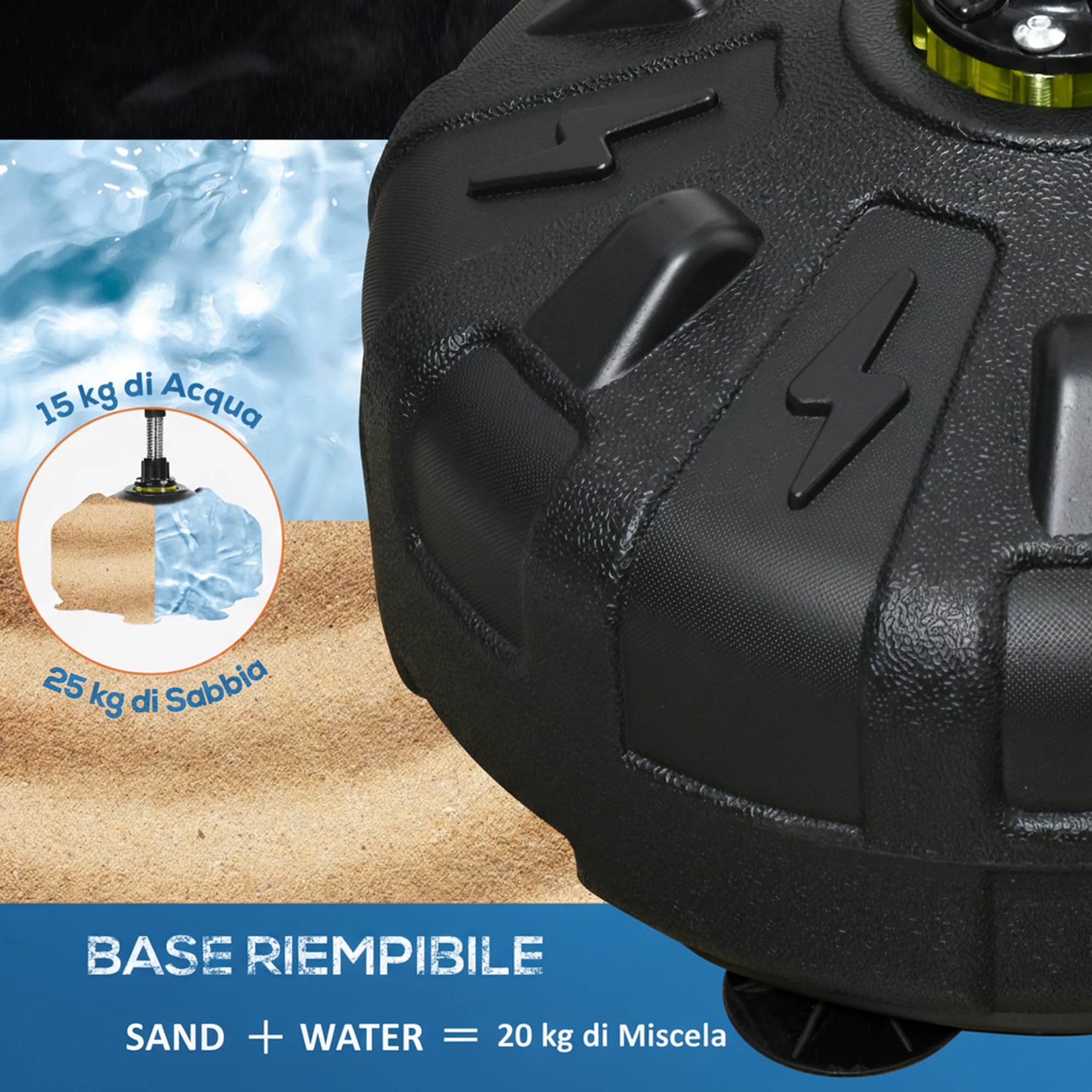 SPORTNOW Punching Ball da Terra per Adulti, Pungiball da Terra con Base Riempibile e Ventose, Altezza Regolabile, Speed Bag per Home Gym Casa e Palestra
