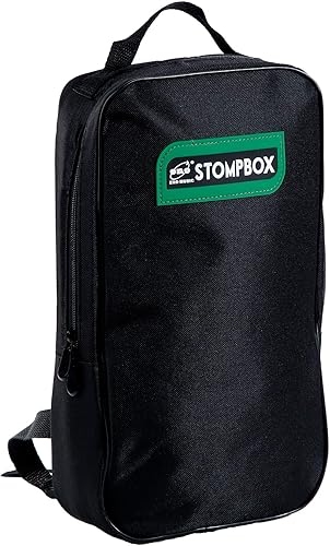 ENO MUSIC Stompbox - Tablero de pedal grande portátil de aleación de aluminio con cinta de montaje y bridas para cablespedales, accesorios de 19.9