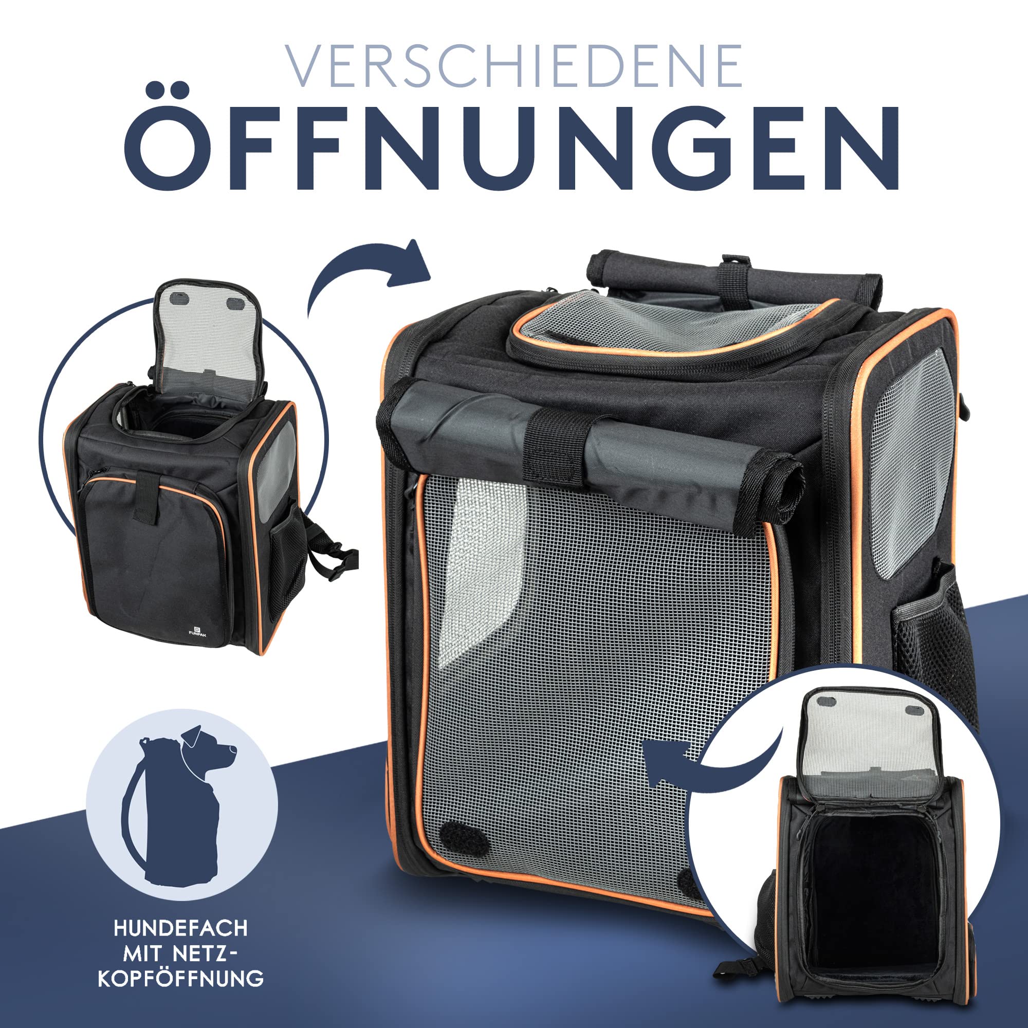 SUPERBE Katzenrucksack Tragetasche, Ventilierte Tra Produktbild-Vorschau 2