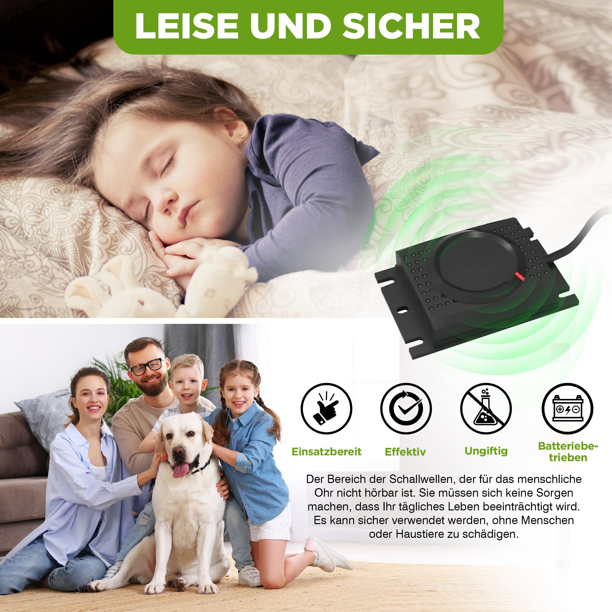 ISOTRONIC Ultraschall Marderschreck Auto – Marderabwehr zum Anschluss an 12V Autobatterien – Marderschutz CAN-Bus geeignet – Anti Marder Abwehr mit 40m² Wirkungsbereich (2 Stück)