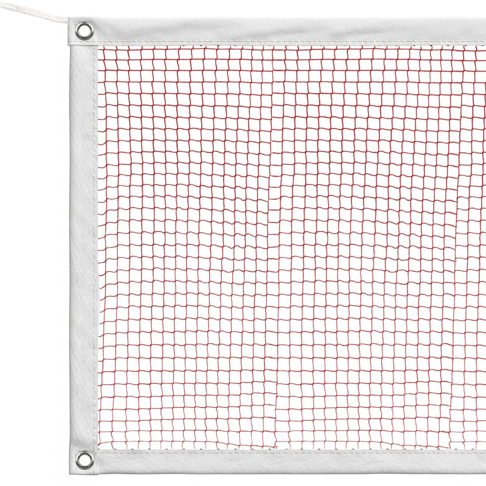 Badminton Net with Reinforced Nylon Ropes - Outdoor/Indoor Heavy-Duty Sports Net for Backyard, Beach, Garden - Replacement Net for Badminton, Pickleball, Tennis - 1.8x1.8cm Tight Mesh (20FT x 2.5FT)-image-17