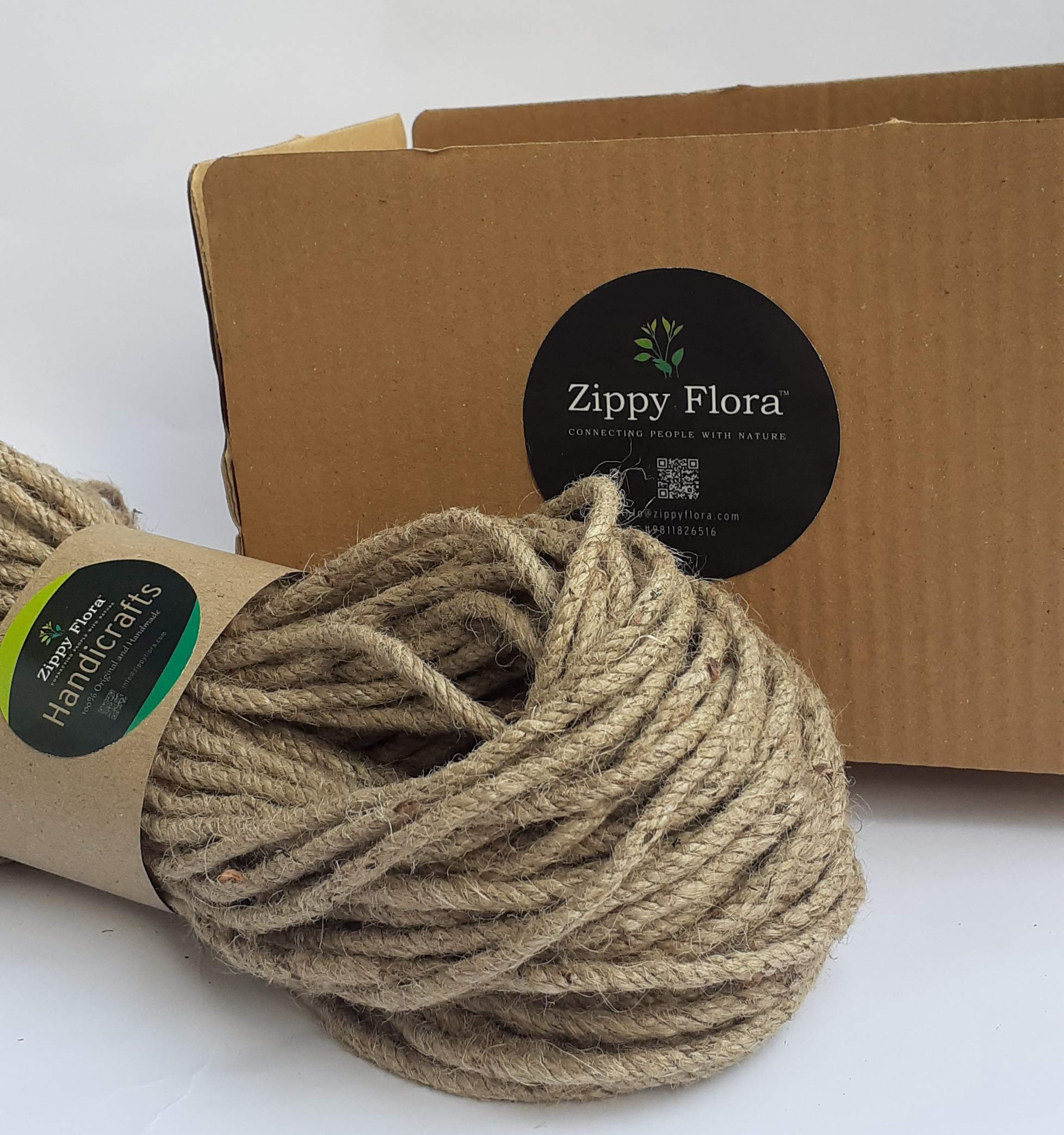 Zippy Flora Jute Twisted Cord - Craft Supplies -6