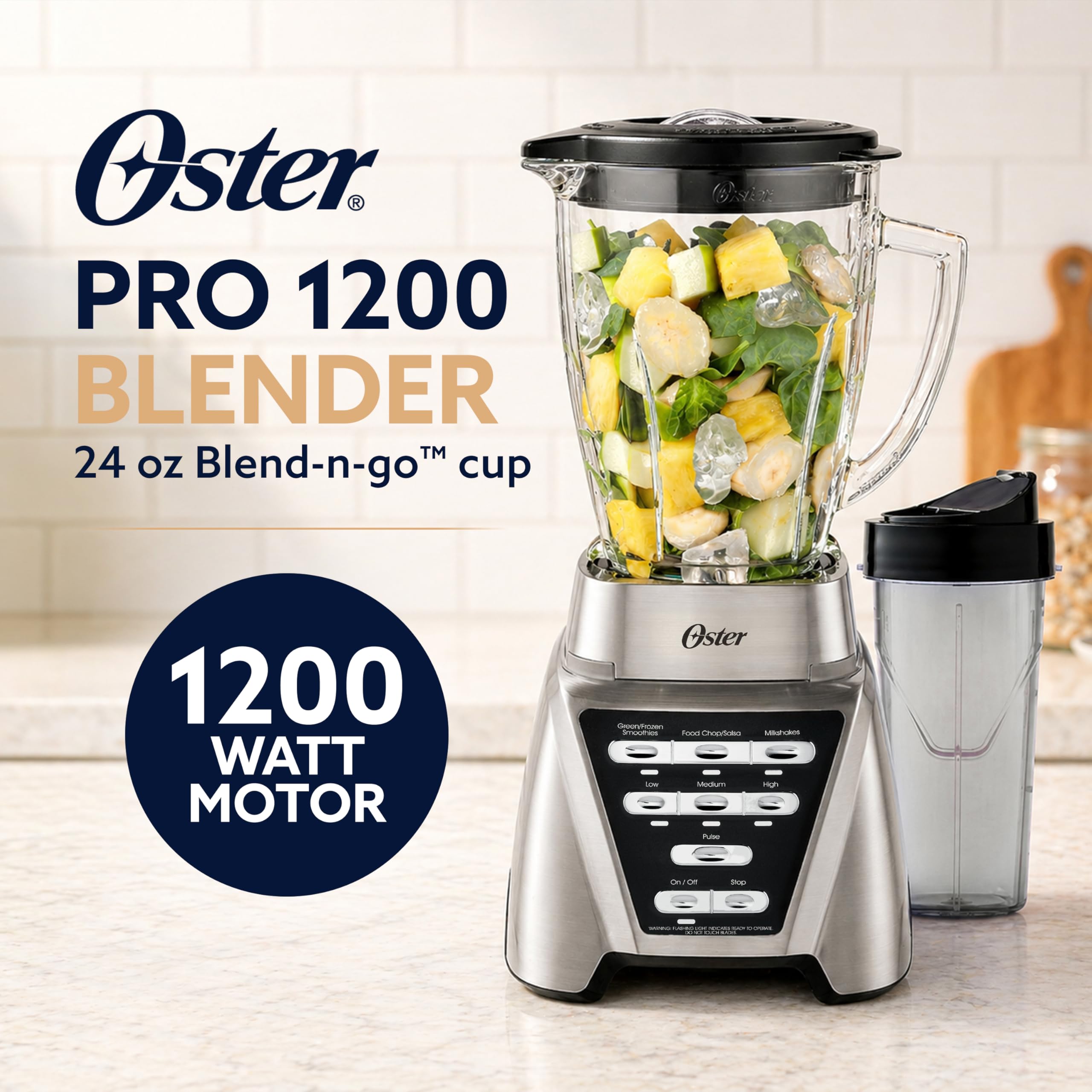 Buy Oster Pro 1200 Blender Plus 24 oz Smoothie Cup Online at Low