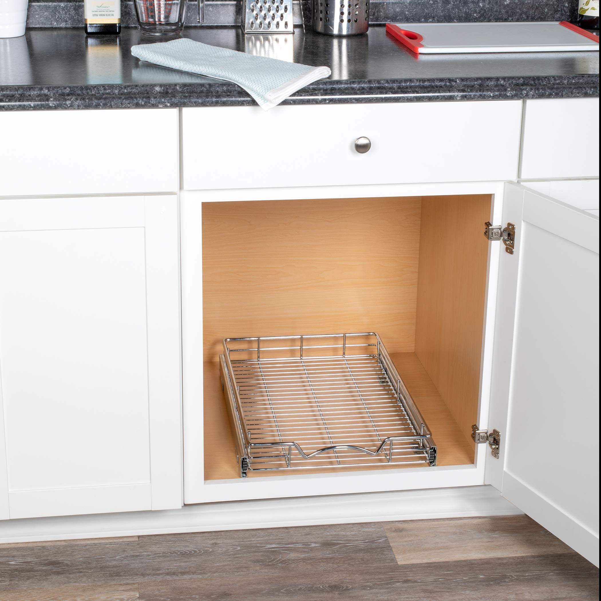 Pull Out Drawer Organizer, Heavy Dutywith 5 Year Limited