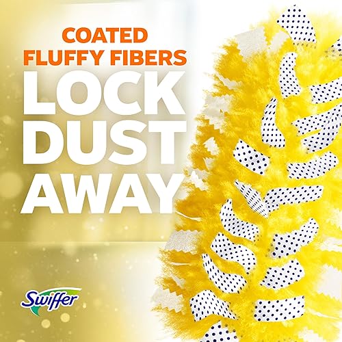 Miniatura 9 de Swiffer Plumero de Alta Resistencia Kit de inicio con mango extensible de 3 pies y 3 recambios