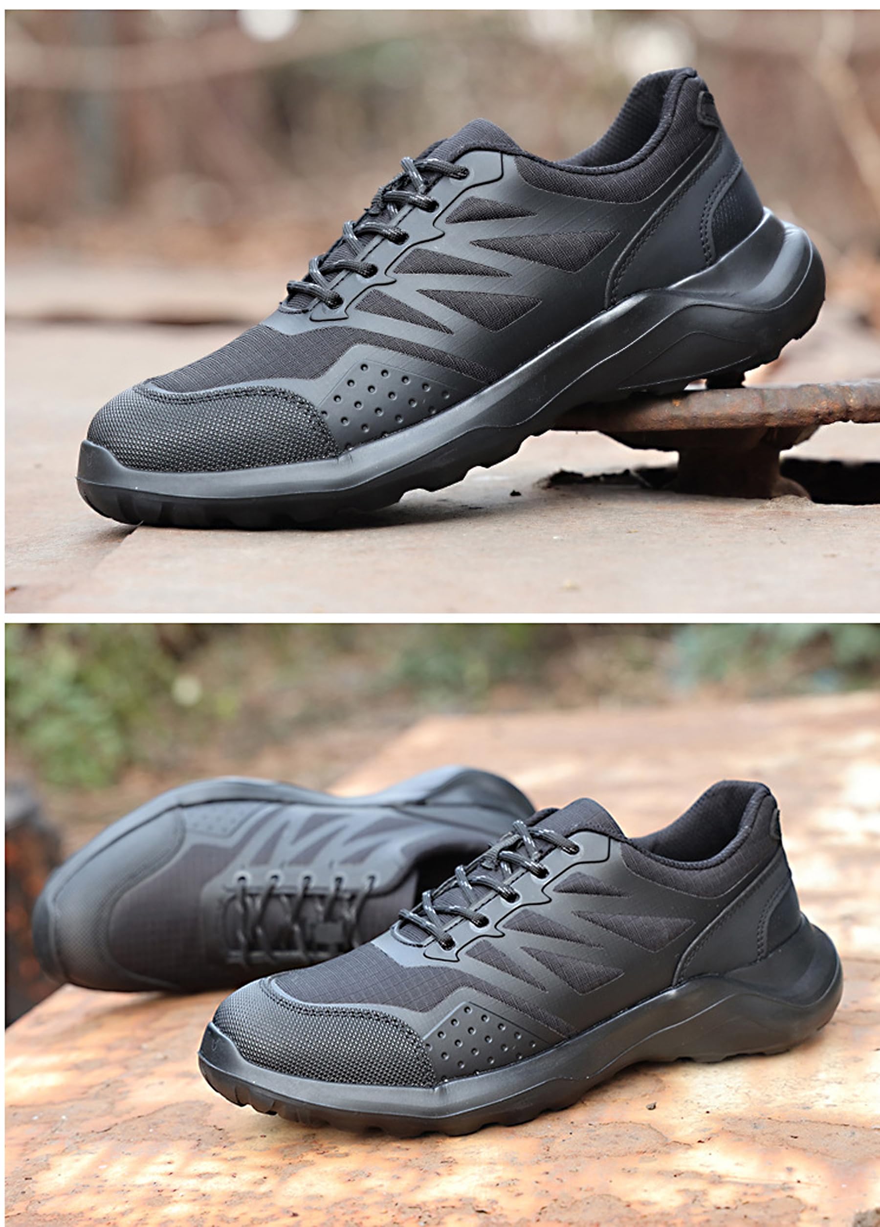 Spider - Zapatillas Negras Antideslizantes para Uso Diario, Cómodas y Amortiguadas, Calzado Casual para Restaurantes y Hoteles | 36-45 EU
