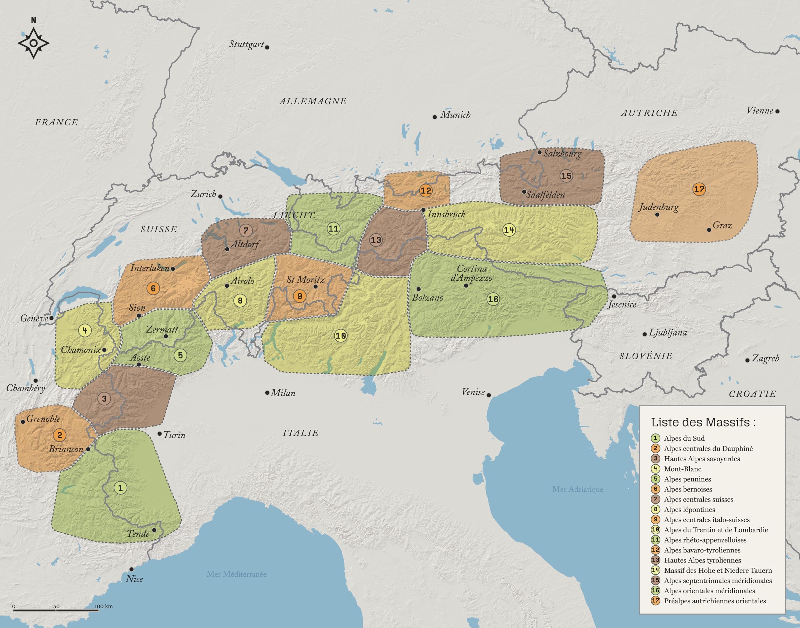 Les 800 plus hauts refuges des Alpes: France, Suisse, Italie, Autriche, Allemagne, Slovénie