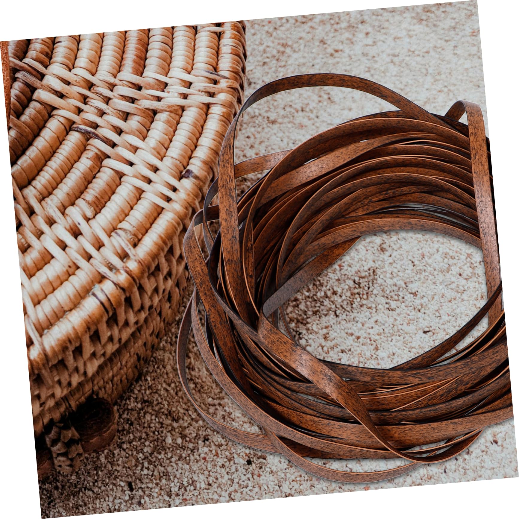 Kunststoff Flechtmaterial für Rattanstuhl Reparatur, Kaffee