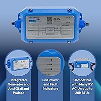 Vista 4 de RecPro RV AC Soft Starter Reduce el arranque de corriente en un 75% Arranque silencioso Indicadores de falla LED Resistente al clima IP65
