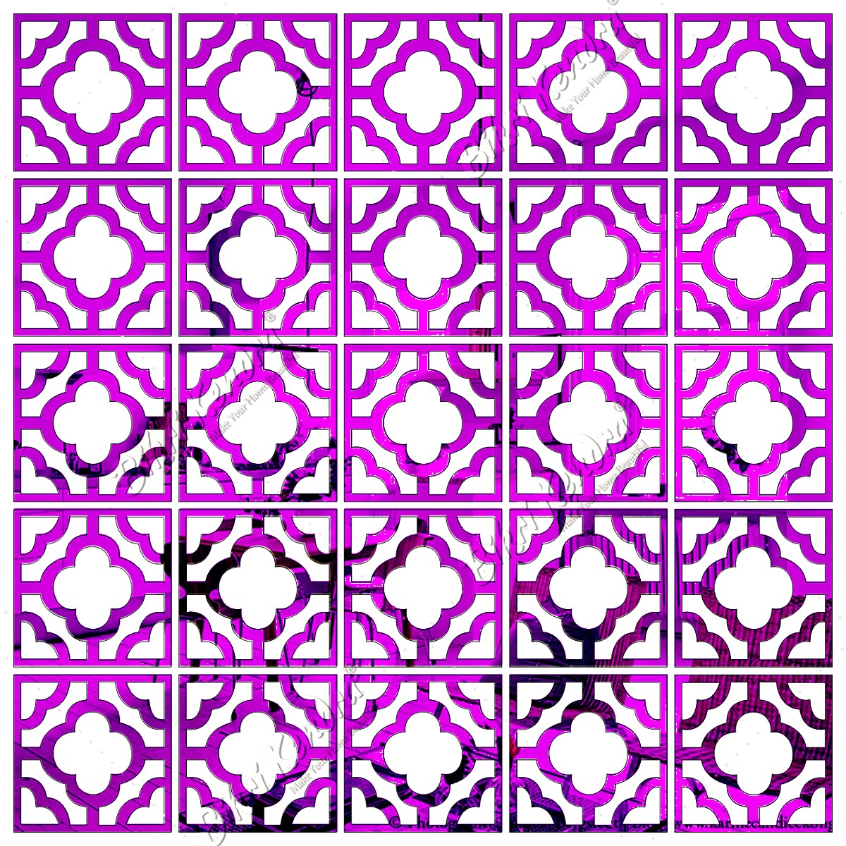 Bikri Kendra - Borders Purple Pack of 25 -Acrylic Decorative Mirror Wall Stickers (B09DCMTDWS) Amazon Price History, Amazon Price Tracker