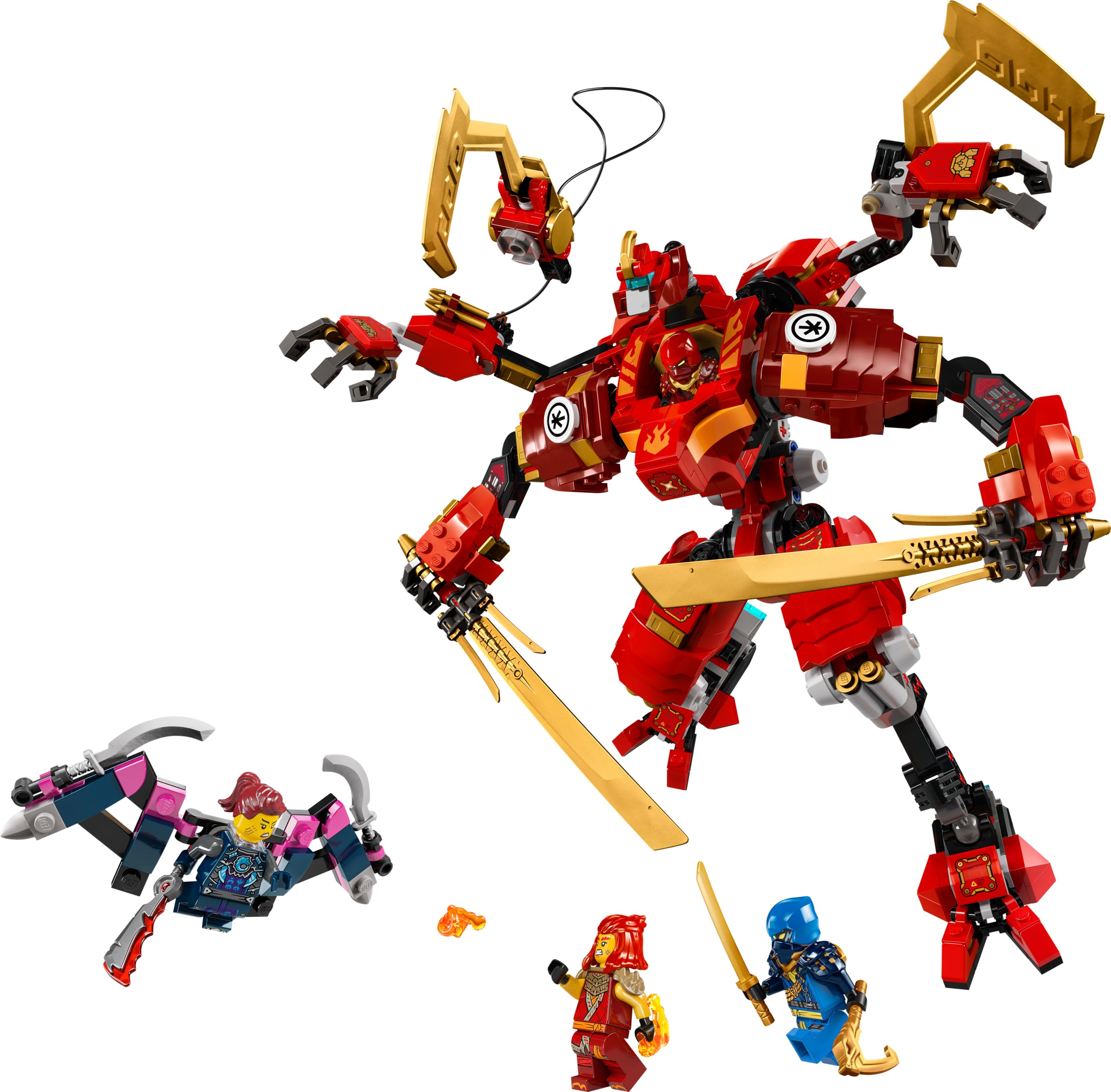 LEGO NINJAGO Kai'nin Ninja Tırmanma Robotu 71812 – 9 Yaş ve Üzeri