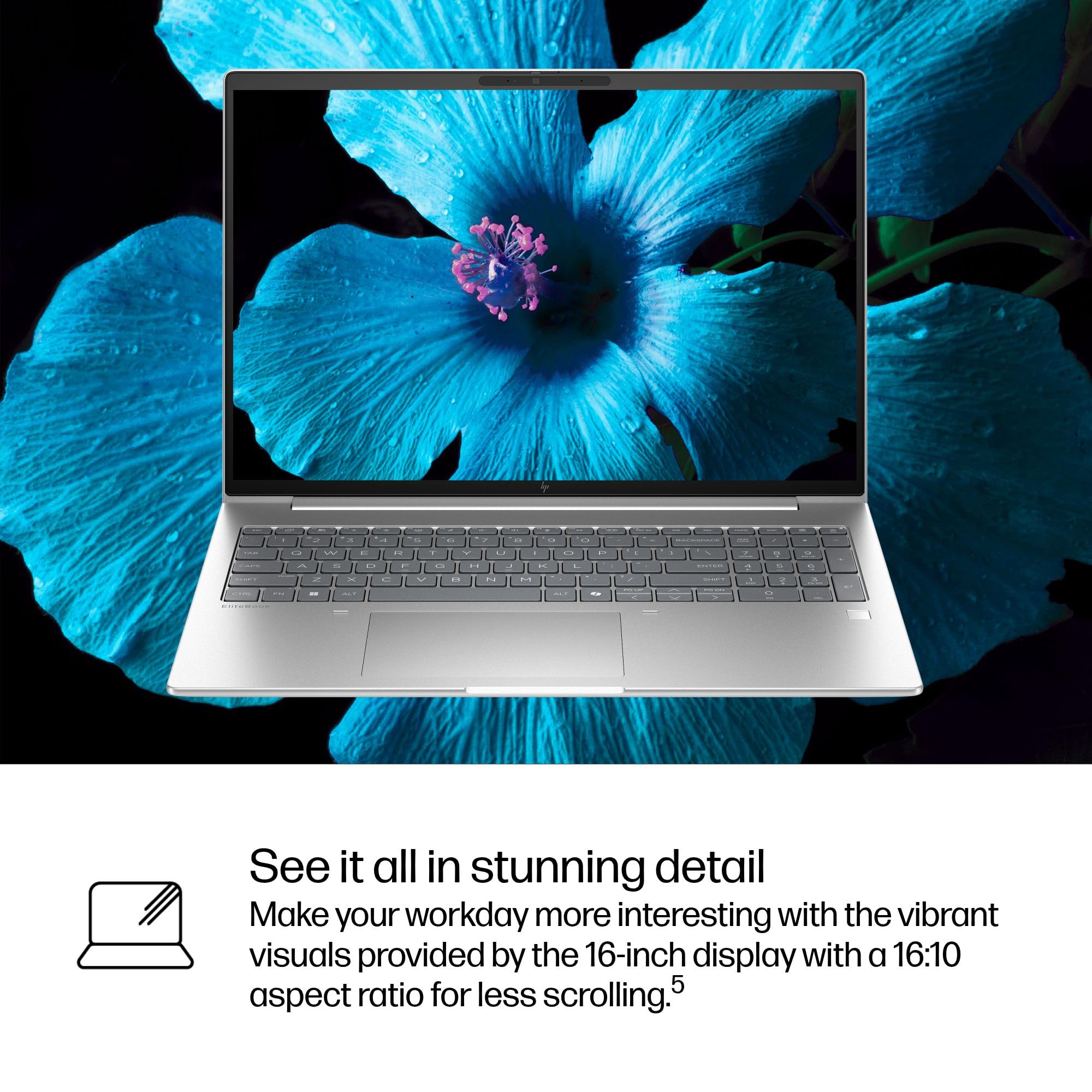HEWLETT PACKARD HP EliteBook 6 G1iR | Display da 16" 1920 x 1200 | Intel Core 5-120U | 64GB RAM | 256GB SSD | Windows 11 Pro Notebook Laptop | 1 anno di garanzia (ricondizionato)
