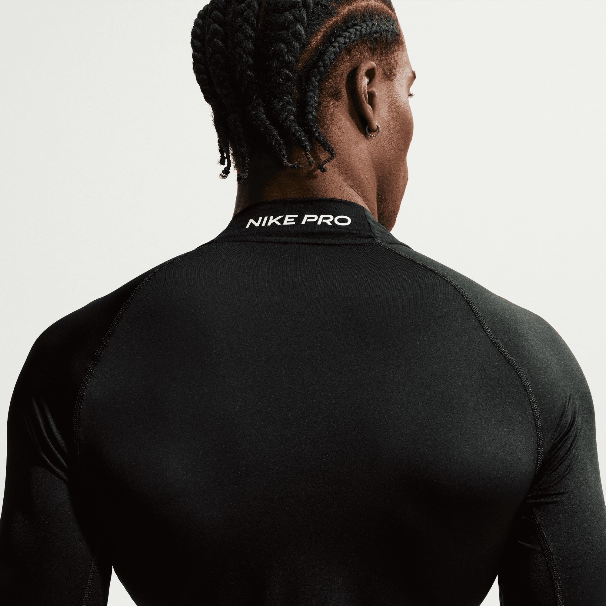 Nike Herren M Np Df Tight Ls Mock Vest (1er Pack)