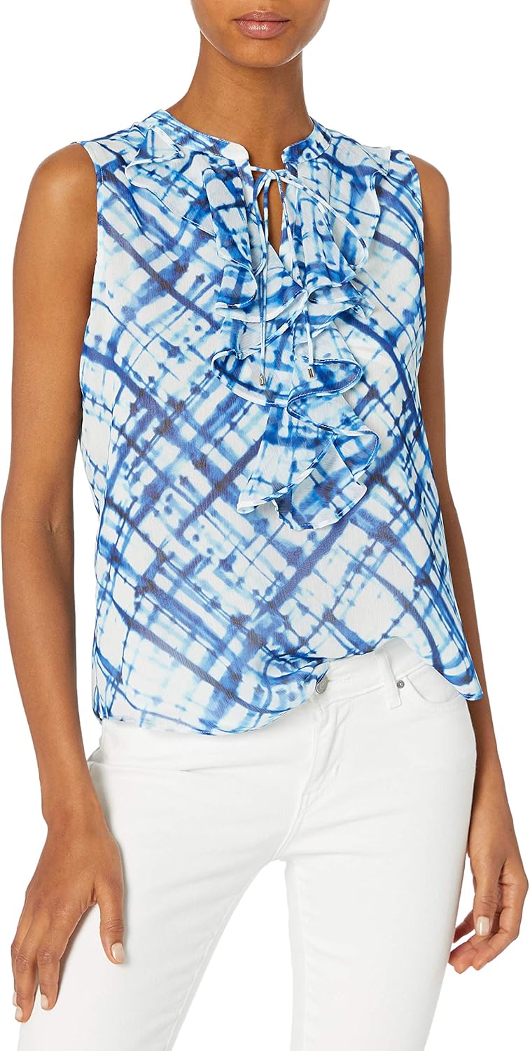 Tommy hilfiger ruffle blouse Clearance