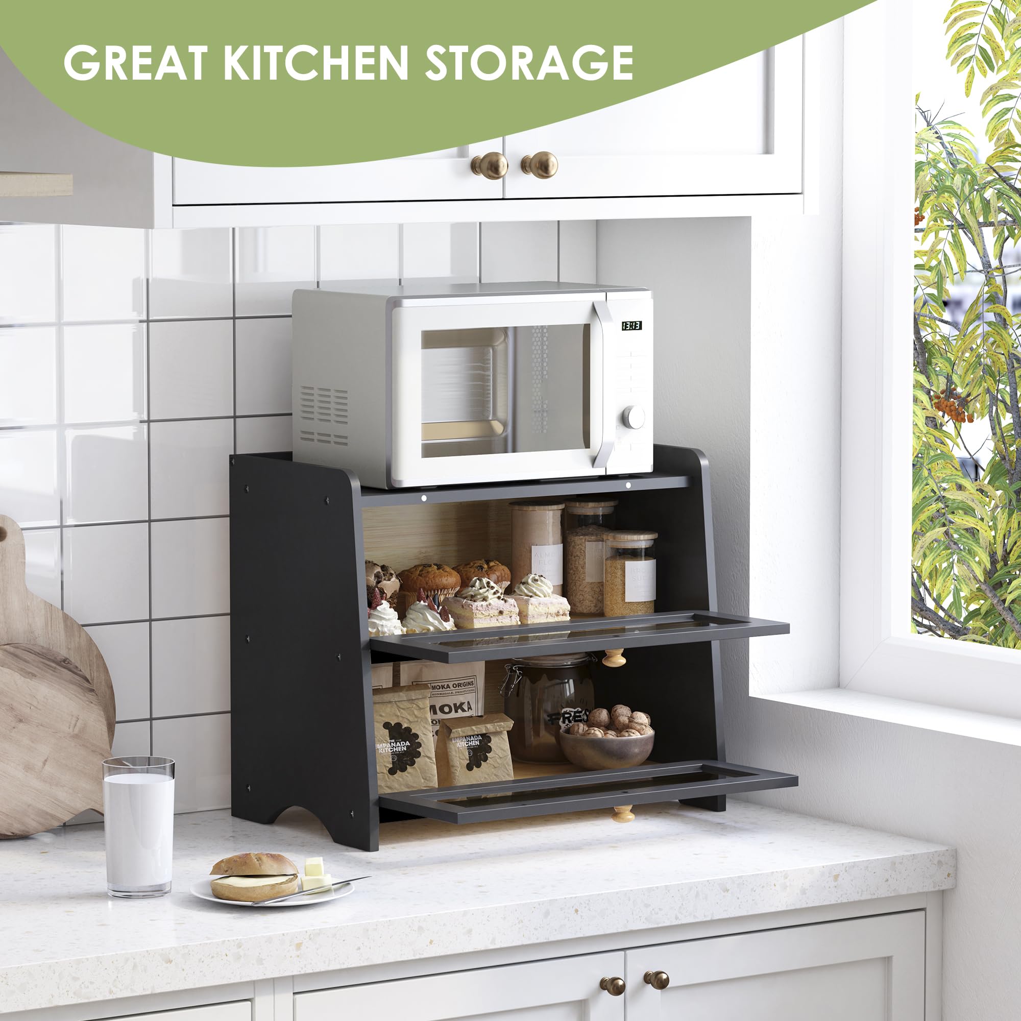 Double Layer Bread Box - Fresh Bread Storage -5 Double Layer Bread Box - Fresh Bread Storage -5