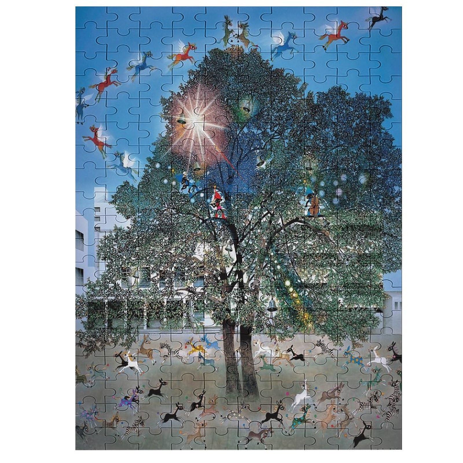 Amazon | 藤城清治 光陰の中 巣立つ仔馬たち ジグソーパズル パターン