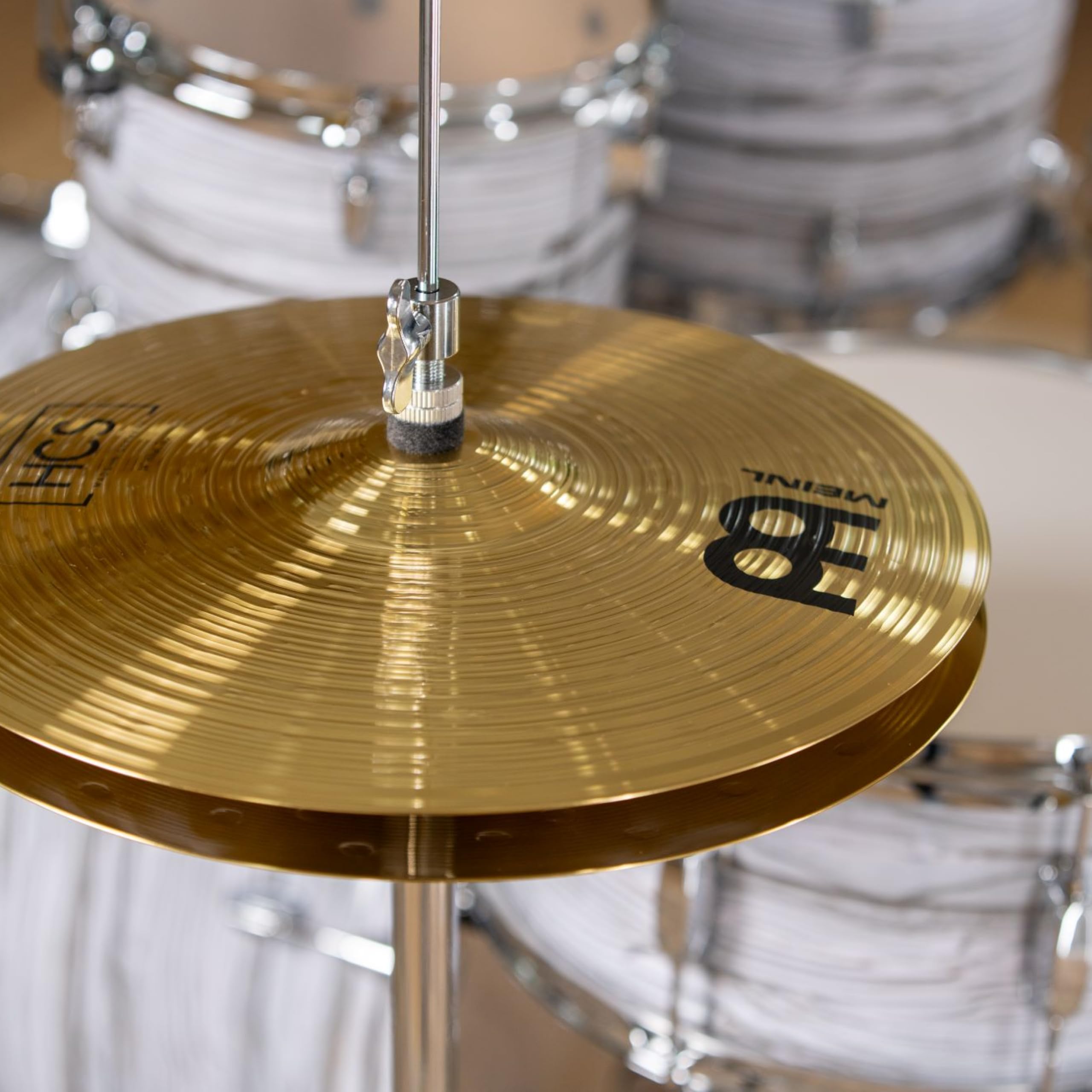 Meinl Cymbals HCS Hi-hat 14 pollici Coppia Ottone Made In Germany HCS14H