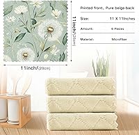 Vista 12 de Juego de 6 paños de cocina reutilizables súper absorbentes para lavar platos, autos y hogar, lavables a máquina