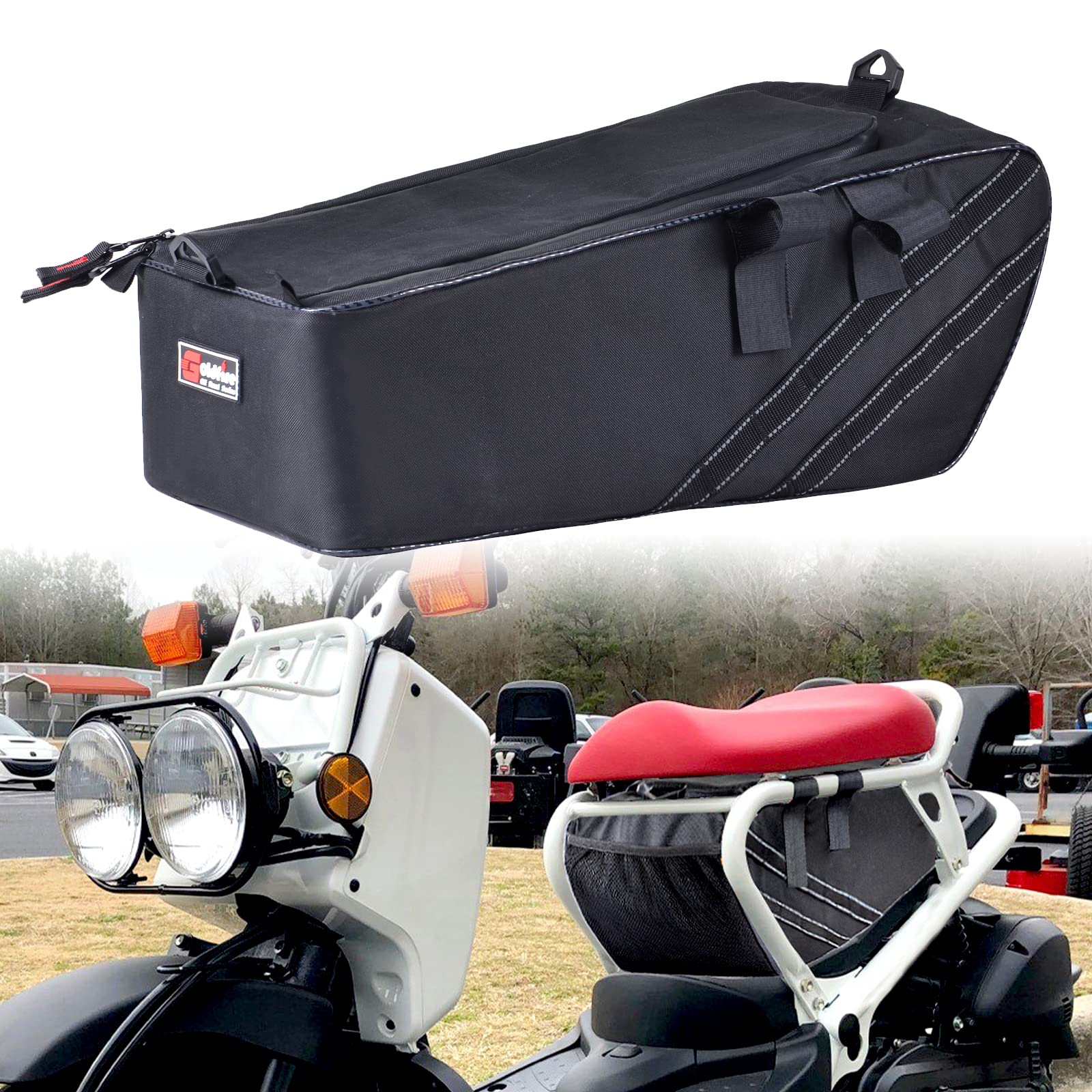 Sponsored Ad - Ruckus Accessories,1680D Water & Tear-Resistant Motorcycle Ruckus Bag Under Seat Storage Bag Compatible with All Ruckus Scooter Model Years (Black)