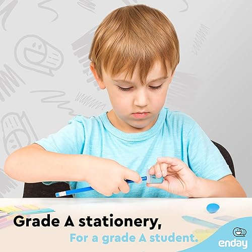 Miniatura 5 de Enday - Sacapuntas de lápiz de doble agujero manual verde, Jumbo Sacapuntas de lápices de color de mano para lápices grandes y estándar, también