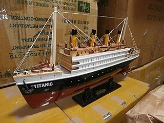 Titanic Wooden Model Cruise Ship 16" Already Built with Minor Assembly Require " Not a Kit "