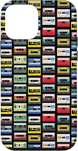 iPhone 12 Mini Cassette Cintas Mixtapes 1980s Radio DJ Party Music Graphic Case