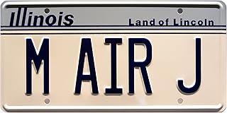 Jordan 23 | M AIR J | Metal Stamped License Plate