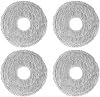 Paños de mopa para trapear compatibles con X50 Ultra / X40 Ultra / L50 Ultra / L40s Ultra / L40s Ultra AE / L40s Ultra CE / L10s Ultra Gen2 / D30 Ultra CE / D30 Ultra / E30 Ultra, Paños húmedos para trapear (4 piezas) 1