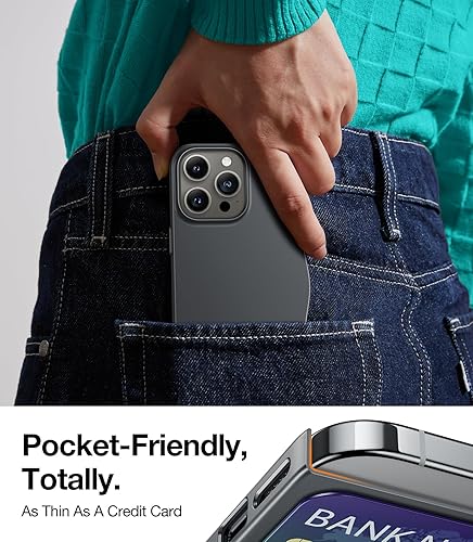 Miniatura 4 de TORRAS Funda delgada diseñada para iPhone 15 Pro Max de 6.7 pulgadas, funda ultrafina 15 Pro Max 2023, funda rígida ligera de policarbonato para