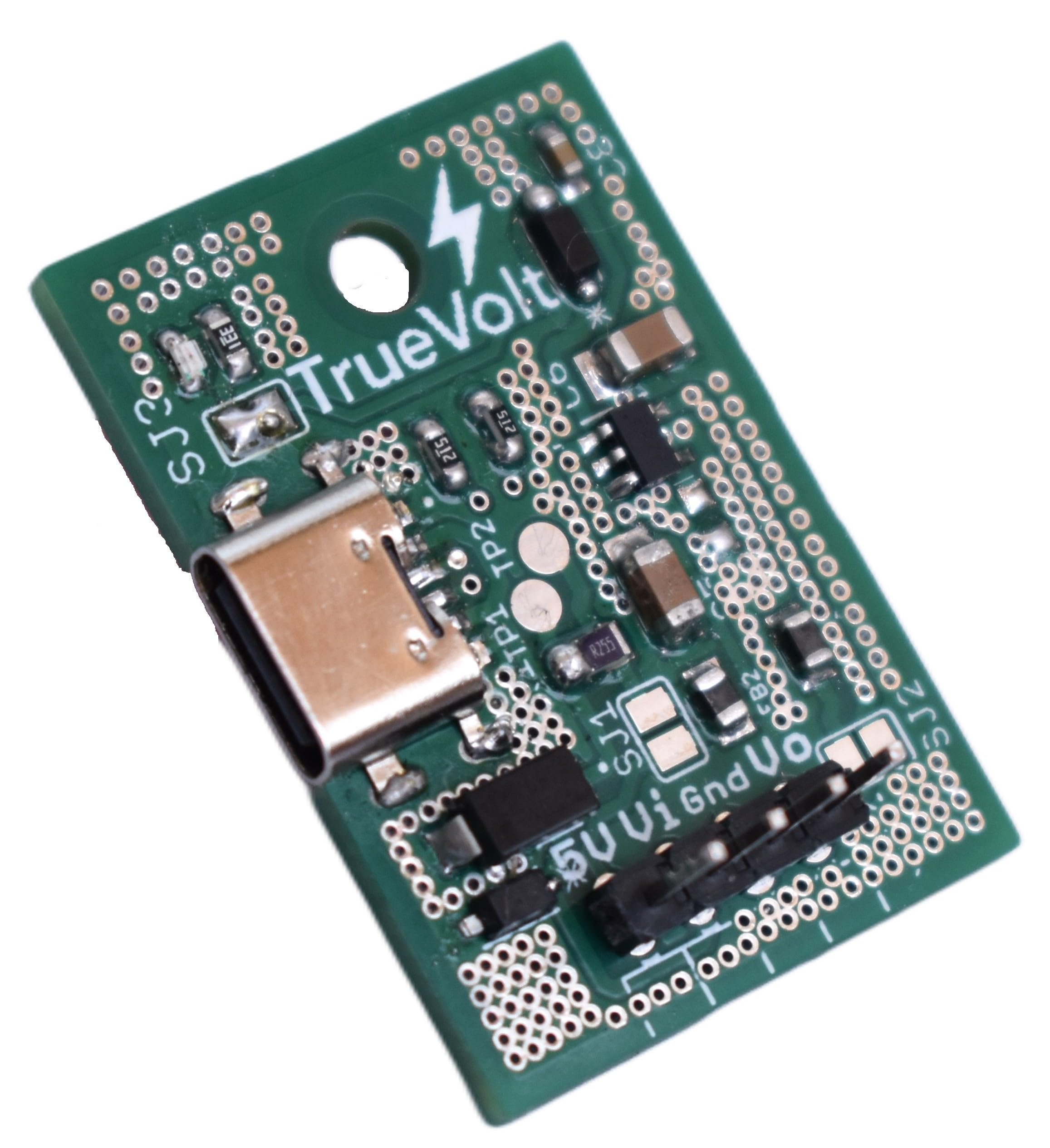 PureRail C33 Nano Ultra-Low Noise Power Module (7µVrms, 95dB PSRR) | Dual 3.3V/5V Output | USB Type-C & Pin Header Input | Precision TI TPS7A2033 LDO for RF, Analog & ADC Applications-picture-22