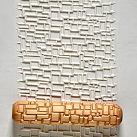 Vista 12 de MKM Pottery Tools Rodillos de mano grandes de madera para arcilla (BHR-01 Diagonal Basketweave)