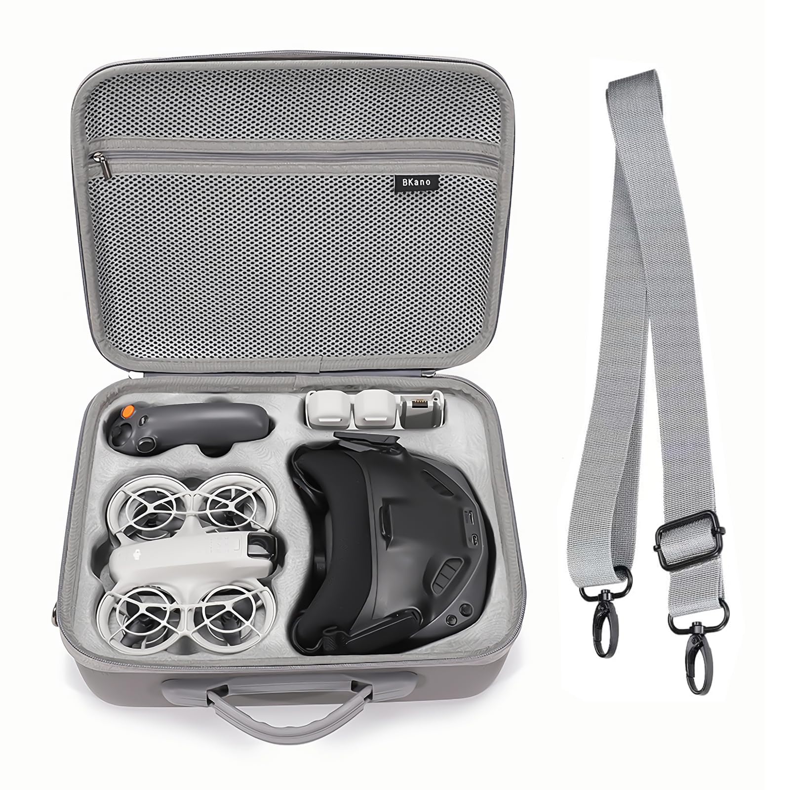 DJI Neo Tasche Wasserdicht, für DJI NEO Motion Fly More Combo Harte PU Tragetasche Case, für DJI Neo 1 /DJI Goggles N3/DJI RC Motion 3/Akku Ladekonzentrator und Zubehör