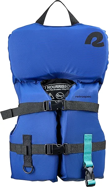 Retrospec Bobbin’ Life Vest for Kids, Lightweight, Durable Coast Guard Approved Life Vests for Kids, Youth and Infants 30-90 lbs