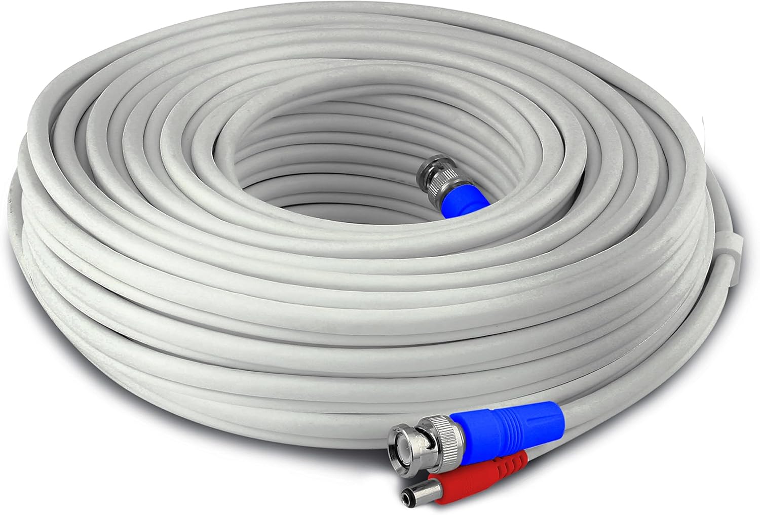 Swann HD Video & Power 50 ft/15 m BNC Security Camera Cable, White