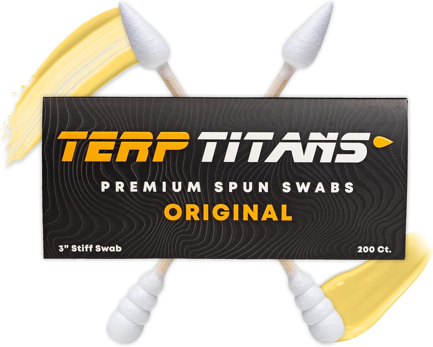 TerpTitans Original – Bboo Cotton Swabs | -Tip: Spiral for Maximum